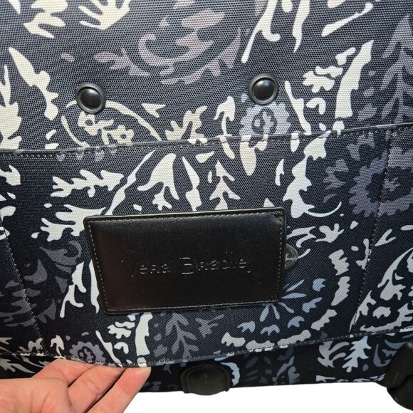 Vera Bradley Rolling Work Bag - Paisley Noir - Picture 9 of 12